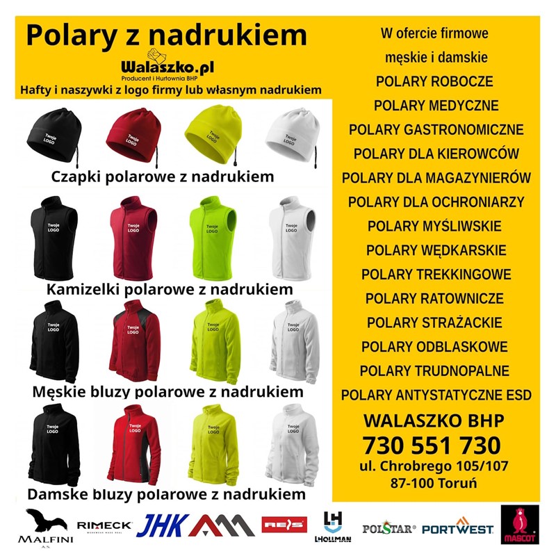 Walaszko BHP - polary firmowe branżowe z logo